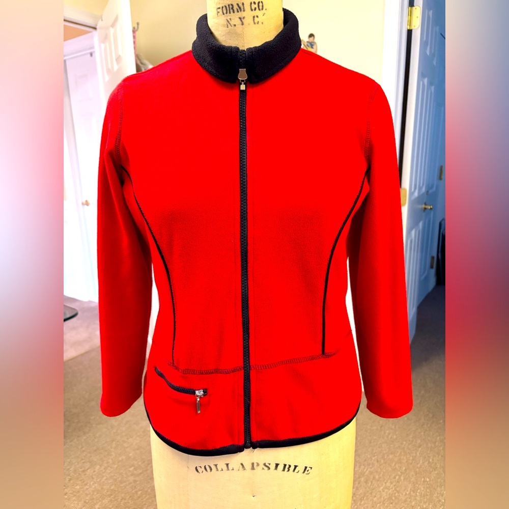 Oleg Cassini sport fleece jacket.